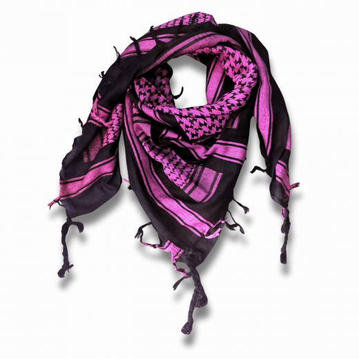Shemagh | Black & Magenta