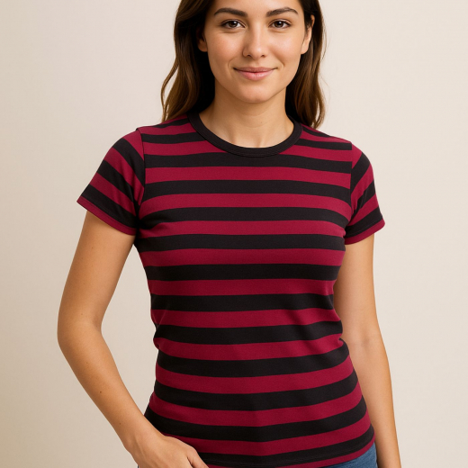 Girly Streifen T-Shirt | Punk Vibes