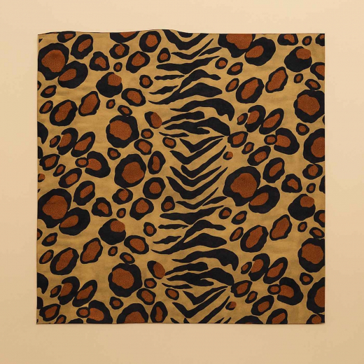 XL-Bandana im Leoparden-Look mit Zebra-Streifen