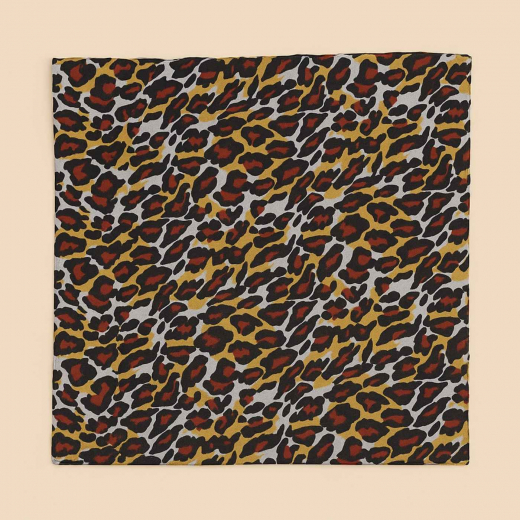 XL-Bandana mit expressivem Leopardenmuster