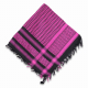 Shemagh | Schwarz & Magenta