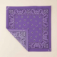 Paisley-Bandana aus 100 % Baumwolle | Farbe: Lavendel