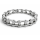Stainless Steel Bracelet with Motorbikechain Style | 1.5 cm Width