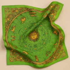 Bandana mit Sonnen- & Sternzeichen-Design | 50 cm x 50 cm