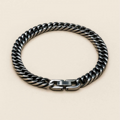 Edelstahlarmband mit Rundpanzerkette