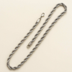 Massive Kordel-Halskette aus 304er Edelstahl – 60 cm | 8 mm