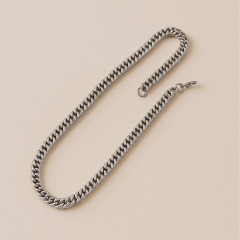 Zeitlose 304er Edelstahl Halskette – 57 cm Panzerkette